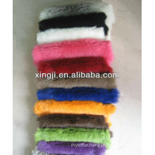 multicolor soft rabbit fur skin soft